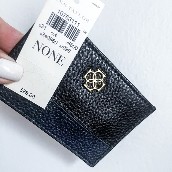 ANN TAYLOR Black card wallet - Picture 2 of 4